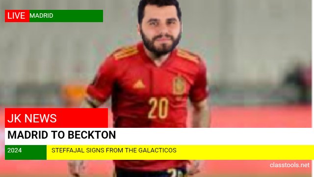 More incoming players : Steffajal joins from Madrid ⚽