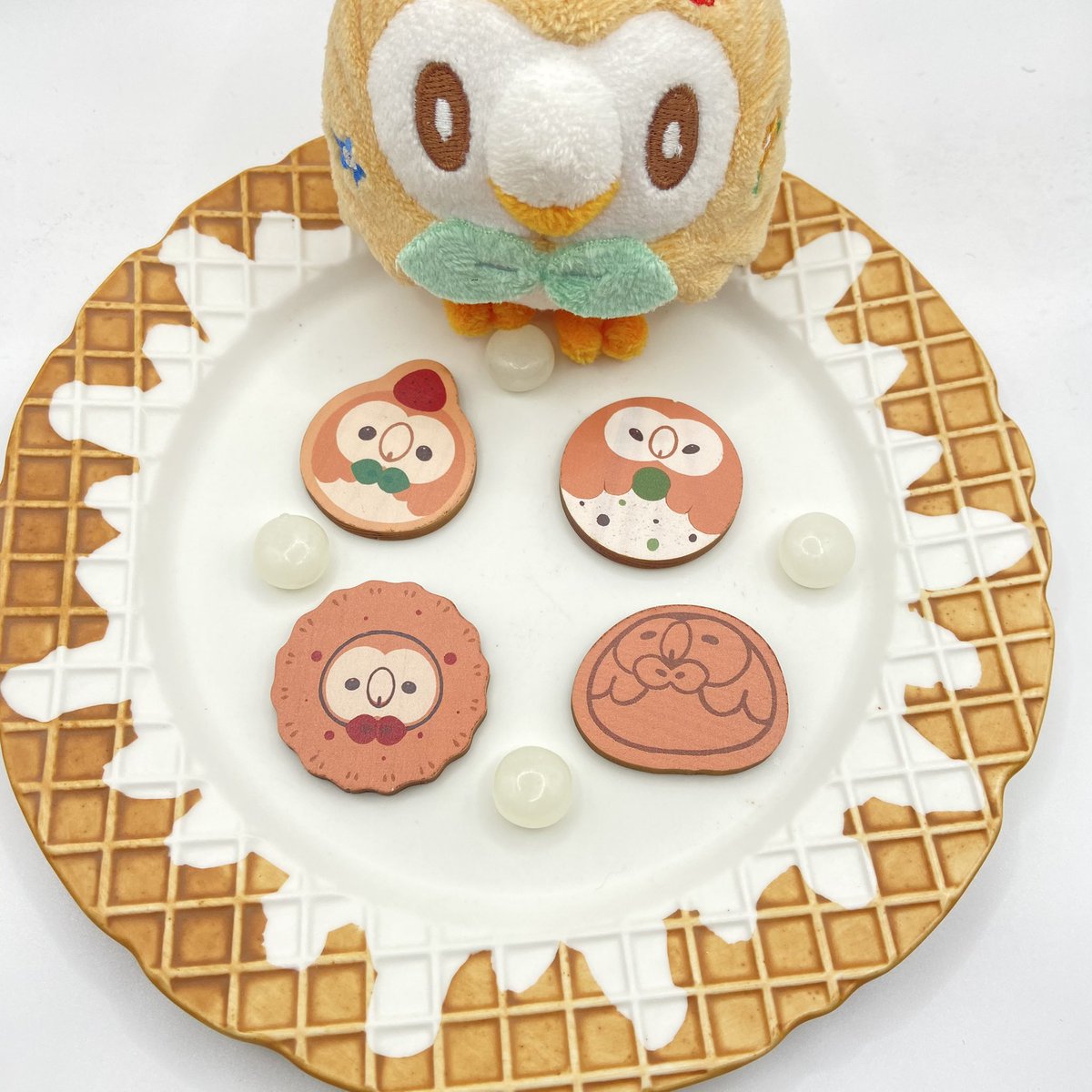 🍞クッキー　ウッドマグネット🍪

クッキーみたいなマグネットです！これもおすすめ！🍪🍪（木製)

#C104