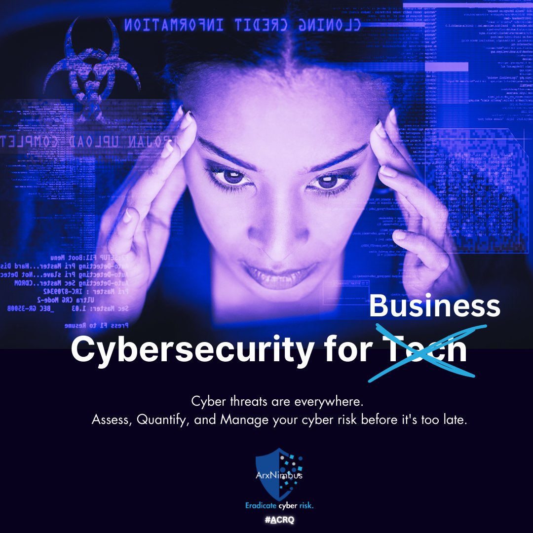 ArxNimbus's tweet photo. Ready to elevate your boardroom discussions?
Discover practical steps for translating cyber risks into business value. ๐ผ๐
#Cybersecurity #RiskManagement
#Leadership #BoardGovernance #ACRQ https://t.co/WhfoPFC4Pu https://t.co/XfqIfxE2su