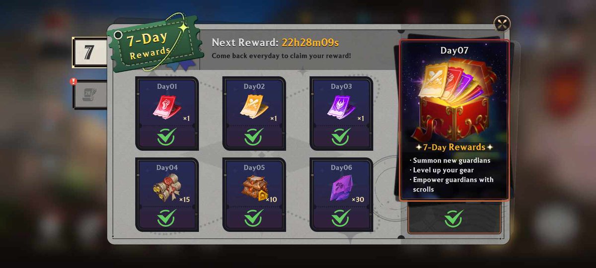 OdanPuno's tweet photo. I just completed the YGG GAP S6 Seventh Day Adventurer quest! #YGGxGOG #YGGGAPS6
@YieldGuild
@GuildOfGuardian https://t.co/P25FiVsxNF