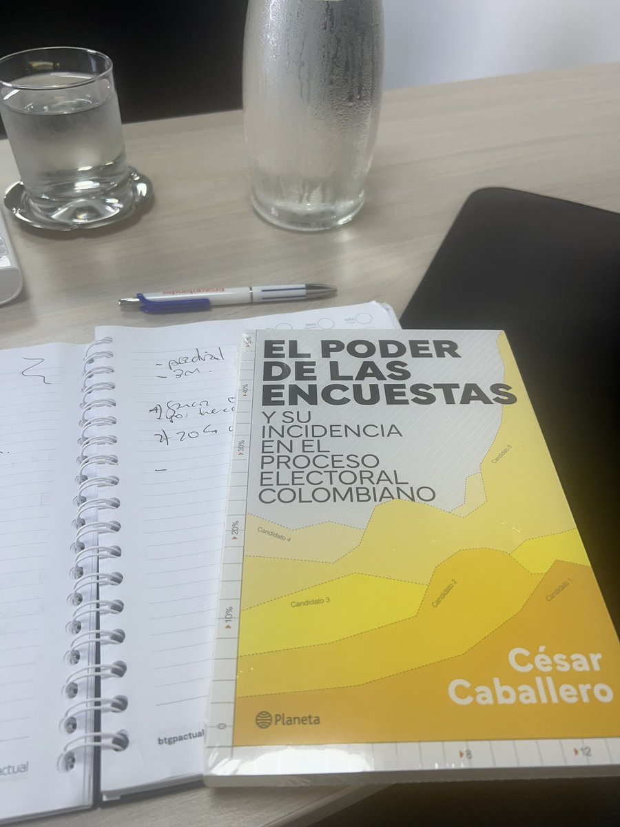 Me acaba de llegar el libro “El poder de las encuestas” de <a href="/C_CaballeroR/">César Caballero</a>. Será un placer conversar con su autor el
miércoles 28 de agosto a las 2pm en el marco de <a href="/Ulibro/">Ulibro</a> 👍