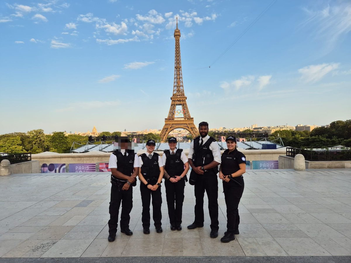 Sc0161's tweet photo. Paris 2024 Olympics. It was a great experience working with so many different police forces around the world. At one point we was in a carrier with officers from UAE,Mexico, France, Spain, America and UK! https://t.co/emMfZmelt4