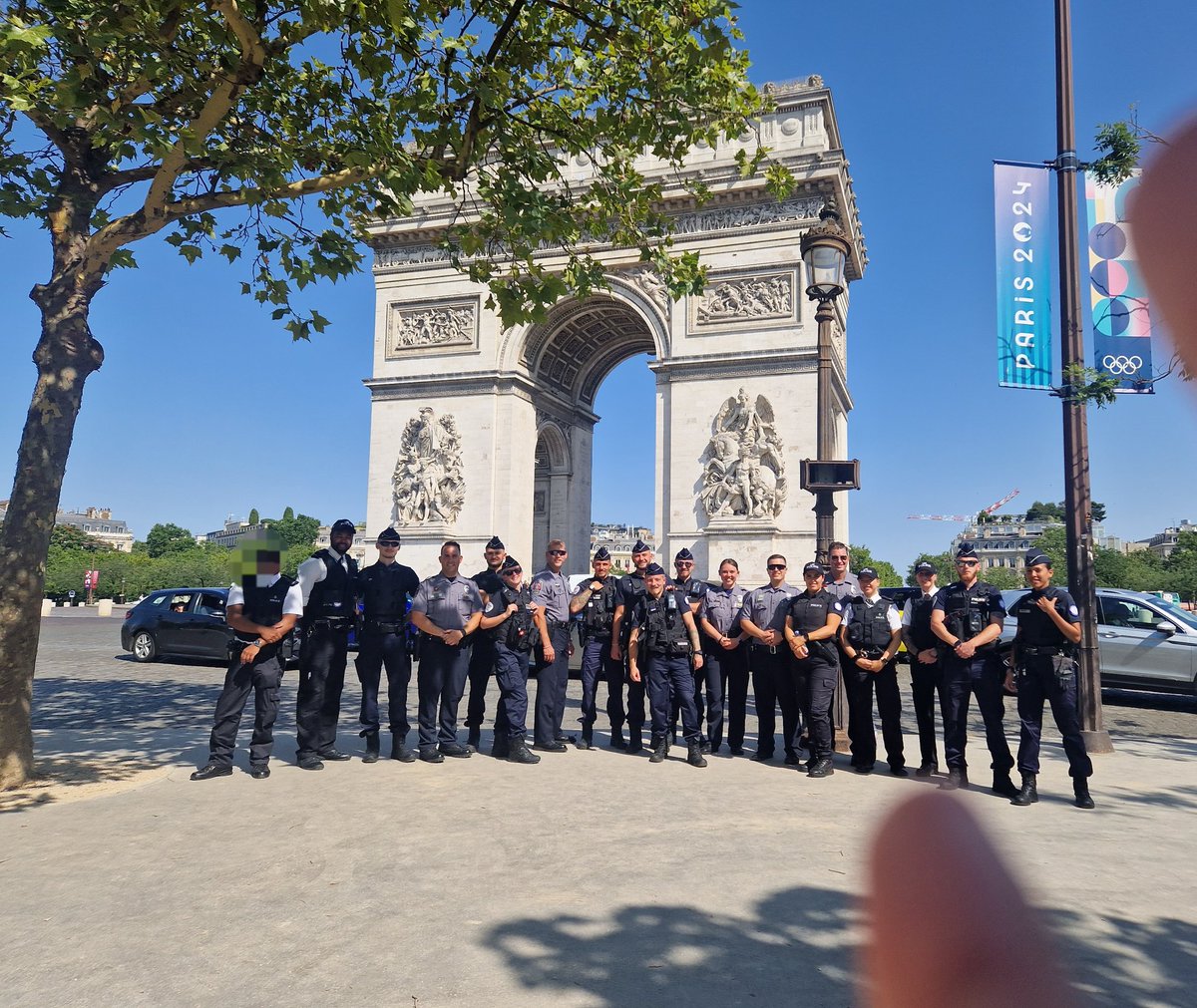 Sc0161's tweet photo. Paris 2024 Olympics. It was a great experience working with so many different police forces around the world. At one point we was in a carrier with officers from UAE,Mexico, France, Spain, America and UK! https://t.co/emMfZmelt4