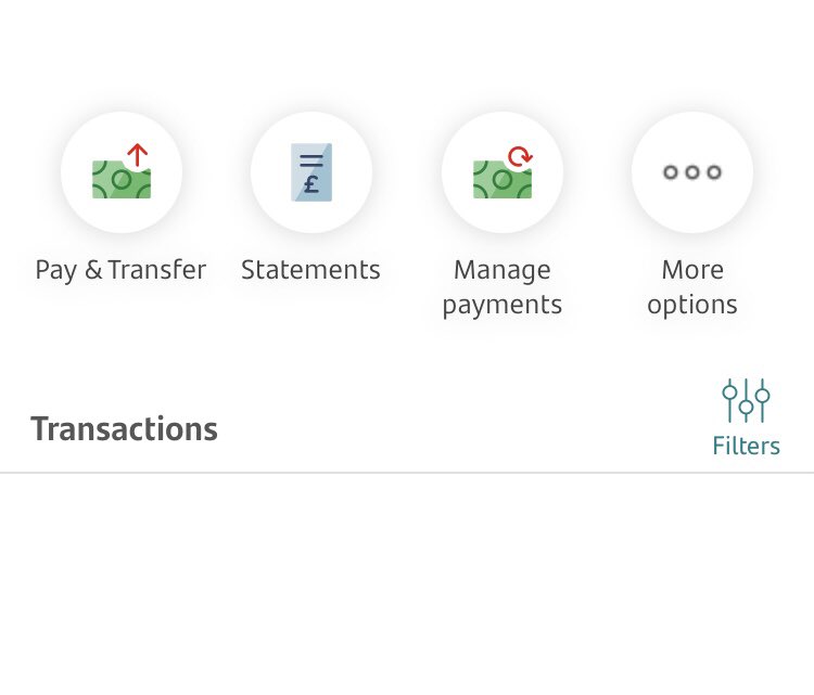 ChelseanutChris's tweet photo. @santanderukhelp Current account shows just a blank space and my savings account shows a message saying that you cannot show me any transactions at this time https://t.co/wb7XZRyYYM