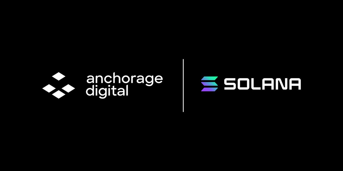 🚨 BREAKING BIG: <a href="/Anchorage/">Anchorage Digital ⚓️</a> Digital Bank introduces custody and staking support for <a href="/solana/">Solana</a>'s SPL tokens, expanding institutional access to the Solana ecosystem.

(Anchorage - Only federally chartered crypto bank in the 🇺🇲US serving as a custodian for banks, governments, etc.)