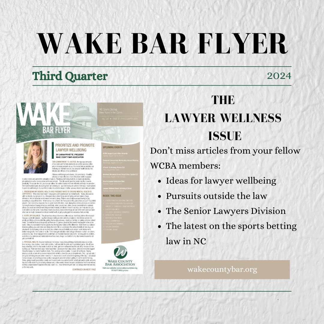 Wake County Bar tweet media
