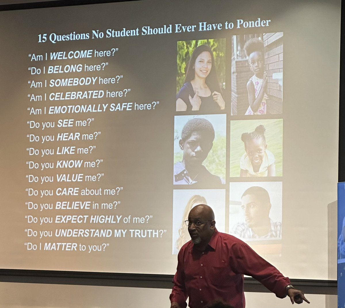 Principal Kafele does not disappoint…our influence matters. Thanks HPU Raising the Bar Institute!💙💛💜
<a href="/PrincipalKafele/">Principal Kafele</a> 
<a href="/hpuschoolofed/">HPU-School of Ed</a> 
<a href="/NCATeducation/">NCAT Education</a> 
<a href="/BessemerElem/">Bessemer Elementary</a>
