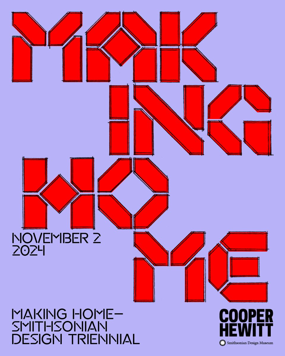 “Making Home—Smithsonian Design Triennial” opens 11/2. Featuring 25 site-specific installations, the show explores design’s role in shaping the physical &amp; emotional realities of home across the United States, US Territories, and Tribal Nations. Learn more: s.si.edu/3AeQHap