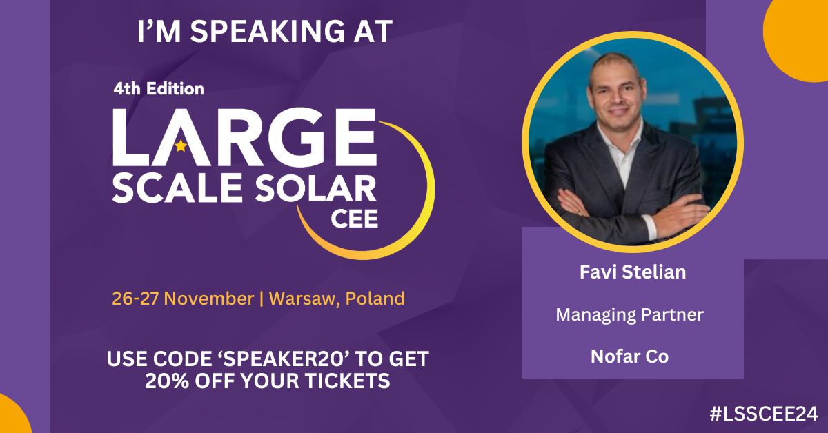 _SolarEnergy's tweet photo. We're excited to announce that Favi Stelian will be joining us at #LSSCEE24 - https://t.co/l1JJBRHCUI

#largescalesolar #renewableenergy #poland https://t.co/QyMh5wB6FI