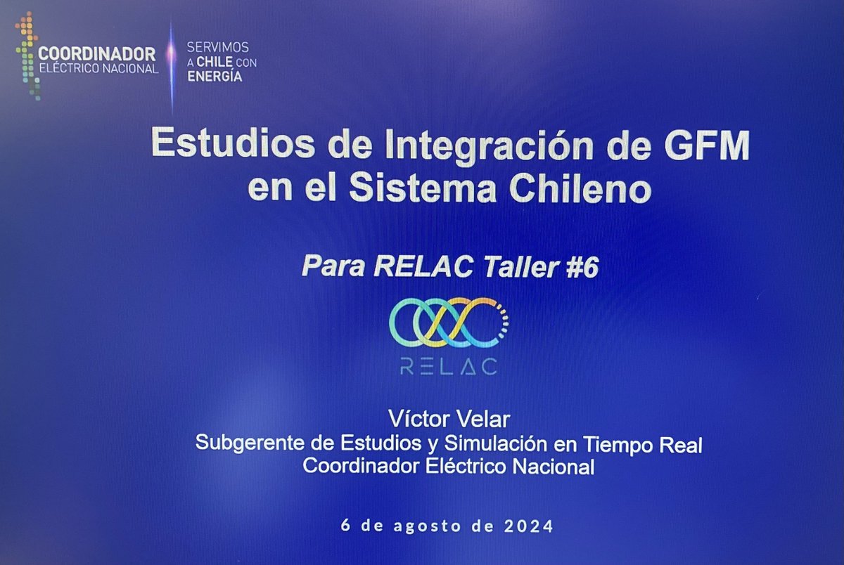 ☀️⚡️💨Iniciamos la última sesión virtual de Talleres de Integración de Energías Renovables Variables con casos de estudio en Chile <a href="/coord_electrico/">CoordinadorEléctrico</a> 🇨🇱 y Colombia <a href="/XM_SA_ESP/">XM SA ESP</a> 🇨🇴  <a href="/Global_PST/">Global Power System Transformation Consortium</a>