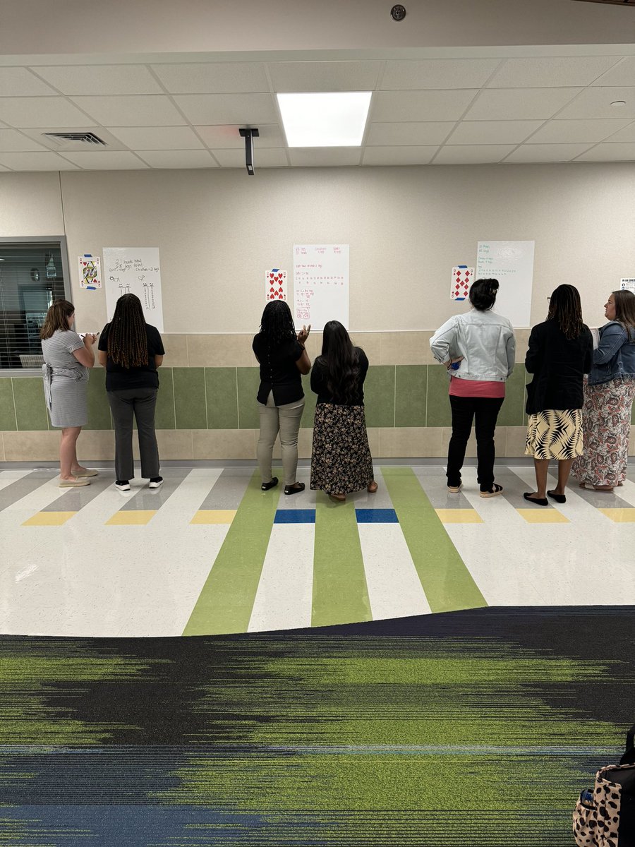 OrtizMath's tweet photo. Great thinking happening this morning at @AlvinISD Back to School PD! https://t.co/IHOf6sDLDU