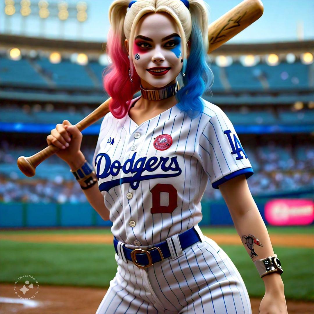 AI Harley Quinn is a Dodgers fan!