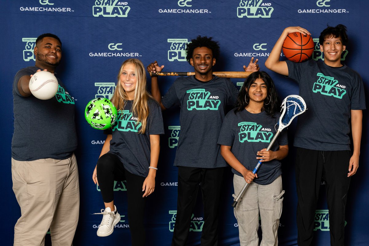 GetGameChanger's tweet photo. GameChanger launches the "Stay &amp; Play Champions" program to combat decline in youth sports participation

Five teen athletes nationwide will lead community initiatives to promote play persistence and keep kids in the game #StayAndPlay

➡️ https://t.co/pSGk2jXODs https://t.co/LYNca01Ptx