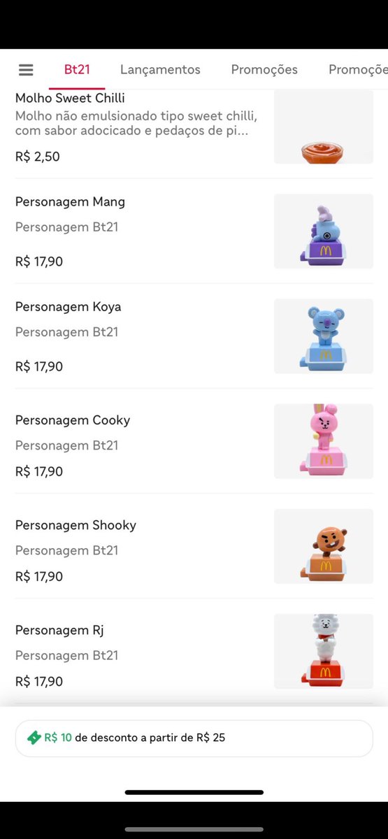 VivianiMartins8's tweet photo. Vamos lá, precisamos falar já sobre isso!
Porque valores diferentes dependendo da cidade?Porque 5 reais a mais por cada boneco ao pedir o delivery?Porque dificultar para que todas #armysbr possam ter algo que a tempo se pedia?Porque não manter o padrão de preço?#bt21 #McDonalds https://t.co/eMLYCVIoy3