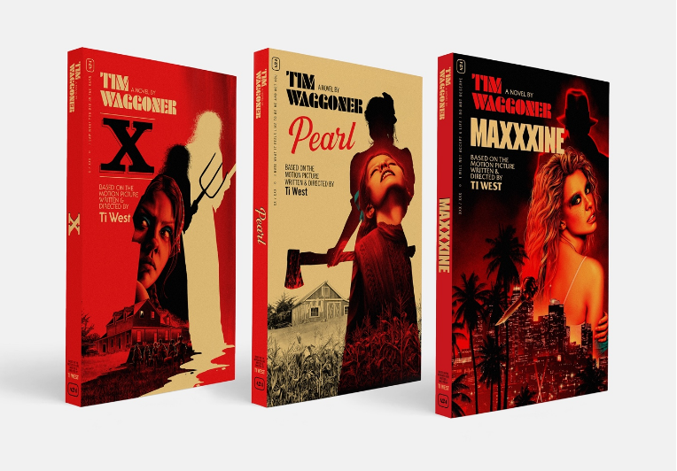 A24 has announced novelizations of all three films in the X Trilogy from author Tim Waggoner. 

Here's the release plan:

· X will be published on September 24th, 2024.

· Pearl will follow November 19th, 2024.

· MaXXXine is set for release in early 2025.