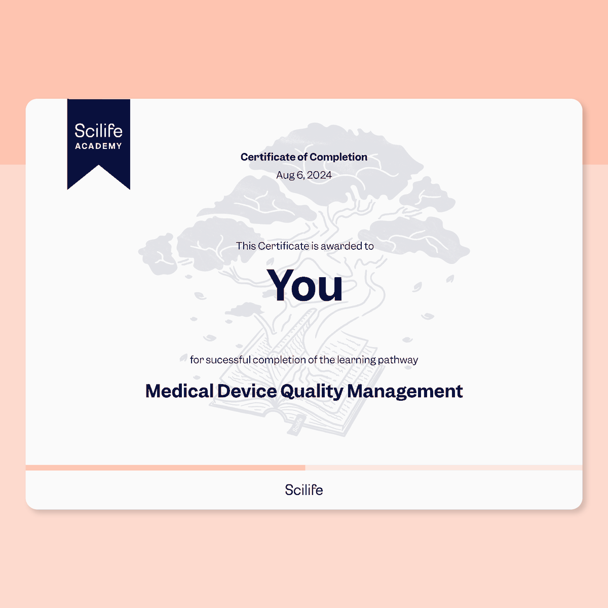 ScilifePlatform's tweet photo. Have you checked out our #MedicalDevice #QualityManagement certification?  Grow your expertise in #QualityAssurance with the Scilife Academy’s diverse range of courses and certifications. 🌱

Access all our certifications here >> https://t.co/tgjv03GcyE

#ContinuousLearning https://t.co/JW01eNf8zL