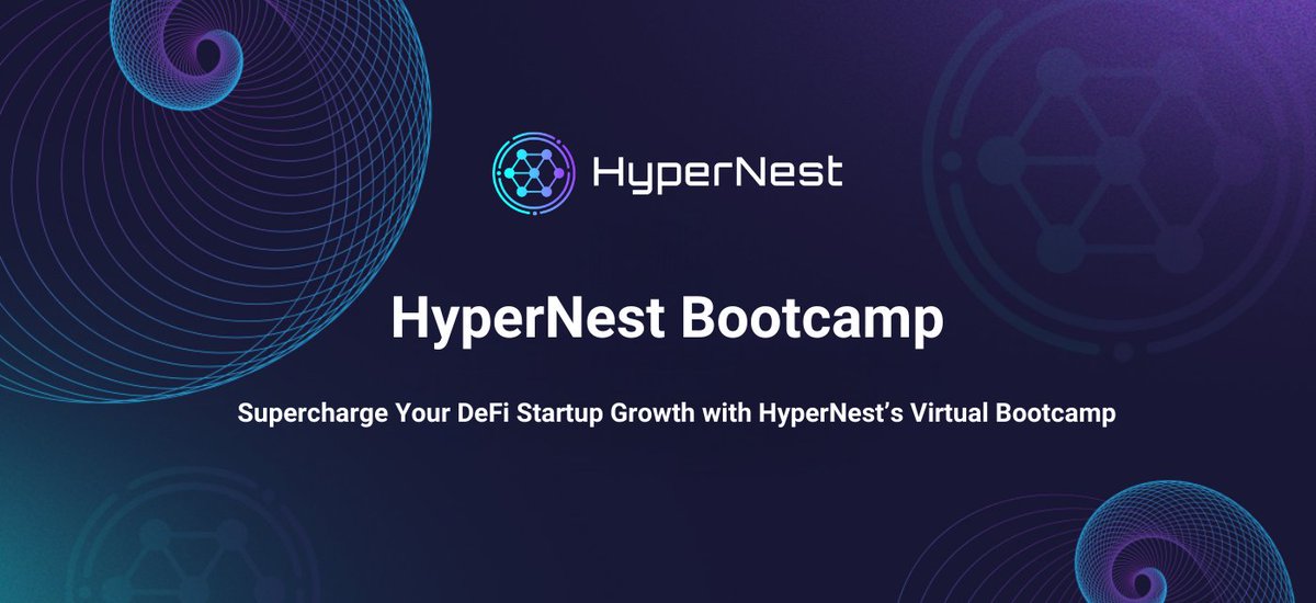 Hypernestdao's tweet photo. 🚀Ready to elevate your #DeFi startup? Introducing the HyperNest Bootcamp. Receive opportunities to get #investment, #liquidity provisions, and #community support. Learn from DeFi giants like @SushiSwap, @Bancor, @chainlinklabs, and more. The first 10 startups join FREE! Apply now: https://t.co/meInXhbaQQ