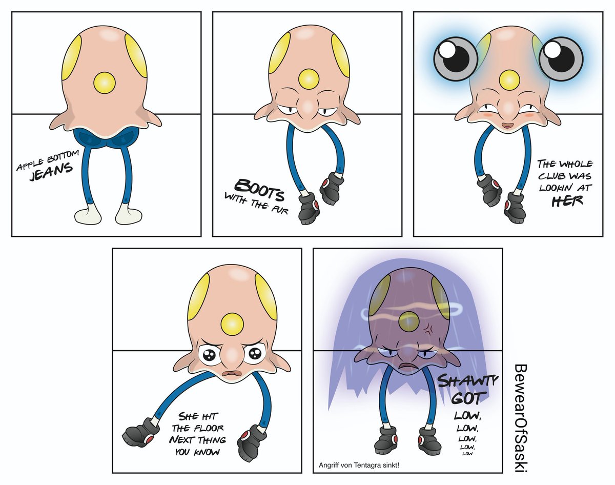 BewearOfSaski's tweet image. Hab' euch den Ohrwurm gerne verpasst. 🥰

#toedscool #Pokemon #tentagra