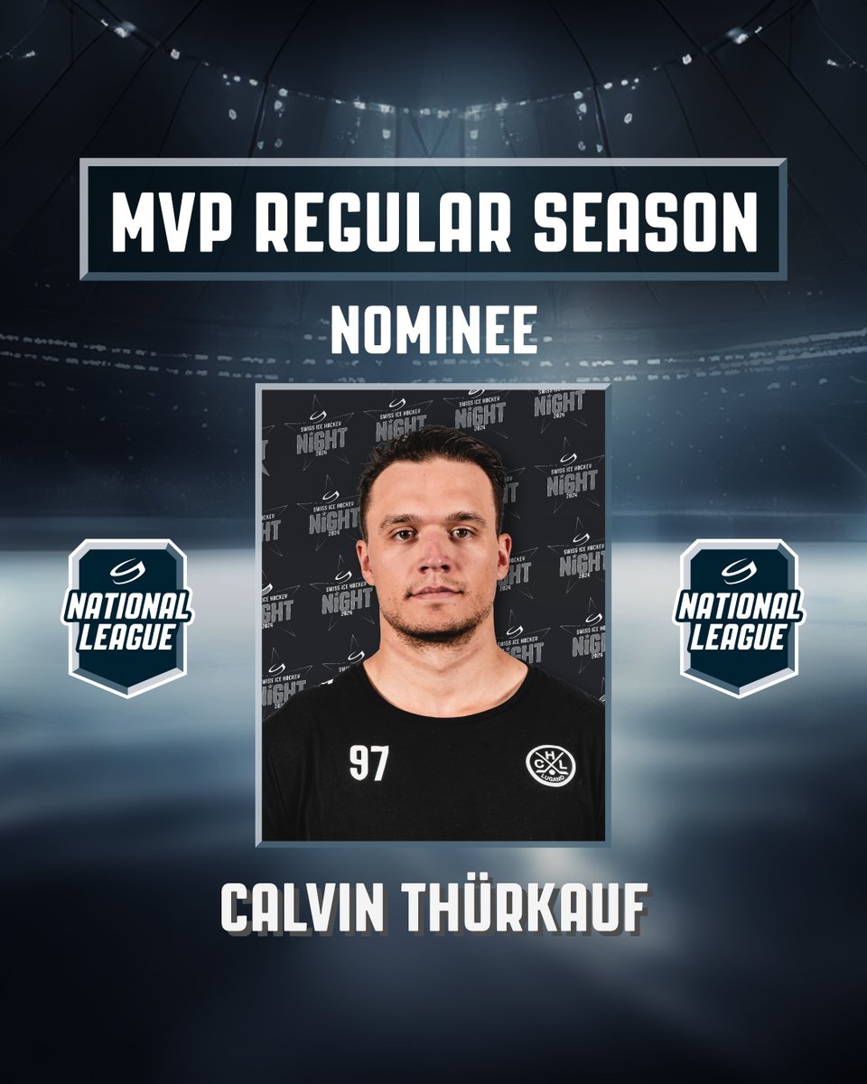 ⭐ 𝗠𝗩𝗣 𝗥𝗲𝗴𝘂𝗹𝗮𝗿 𝗦𝗲𝗮𝘀𝗼𝗻 𝐍𝐚𝐭𝐢𝐨𝐧𝐚𝐥 𝐋𝐞𝐚𝐠𝐮𝐞 𝟐𝟎𝟐𝟒 ⭐

The nominees are ... 🏆
🏒 Šimon Hrubec | <a href="/zsclions/">ZSC Lions</a>
🏒 Marcus Sörensen | <a href="/FrGotteron/">Fribourg-Gottéron</a>
🏒 Calvin Thürkauf | <a href="/OfficialHCL/">Hockey Club Lugano</a>

📋: sihf.ch/sihn
<a href="/NLch_official/">National League</a>

#SIHF #SwissIceHockeyNight2024