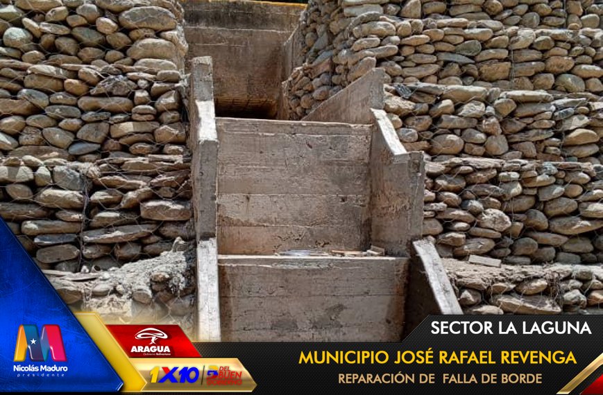 GobiernoAragua_'s tweet photo. #EnFotos || Así avanza la recuperación de la Falla de borde en el sector La Laguna, municipio Revenga, gracias a la gestión del @GobiernoAragua_ y @viasdearaguas para brindar soluciones oportunas con la aplicación de 55 toneladas de mezcla asfáltica y la colocación de flex beam. https://t.co/B0KjEOU2DT