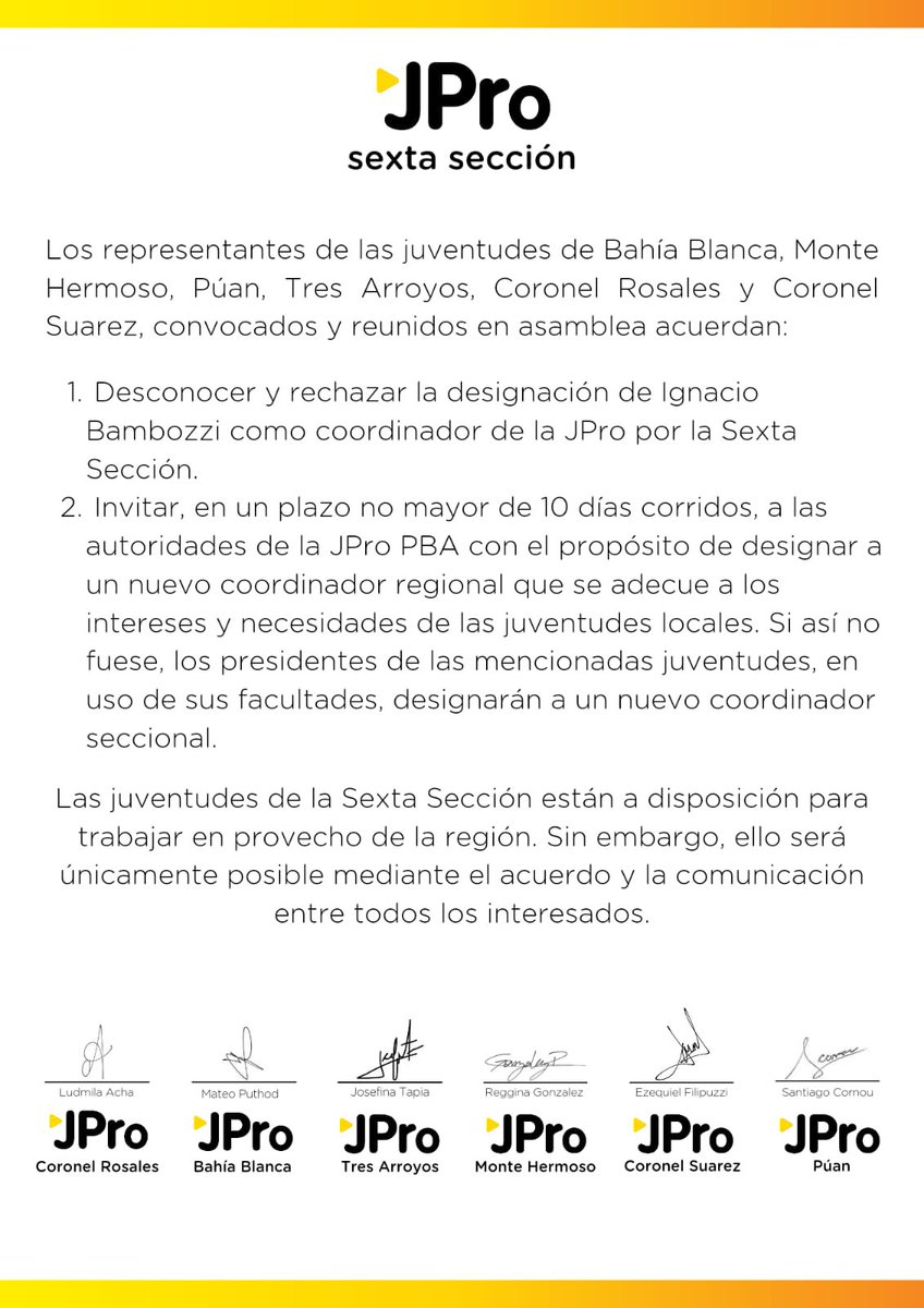 Jóvenes PRO Bahía Blanca (@jprobblanca) on Twitter photo 