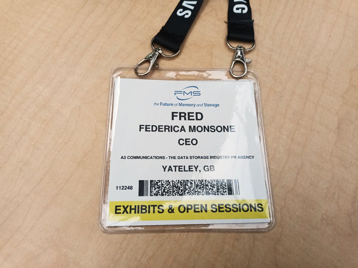 If you are also at #FutureofMemoryandStorage, let's meet up! I will be around and will also be at 'Chat with the Experts' leading the chat about #internationalPR (table 35) on Wednesday between 7pm and 9pm. Come and say hi! #DataStorage #Memory #FlashStorage #StoragePRSpecialists