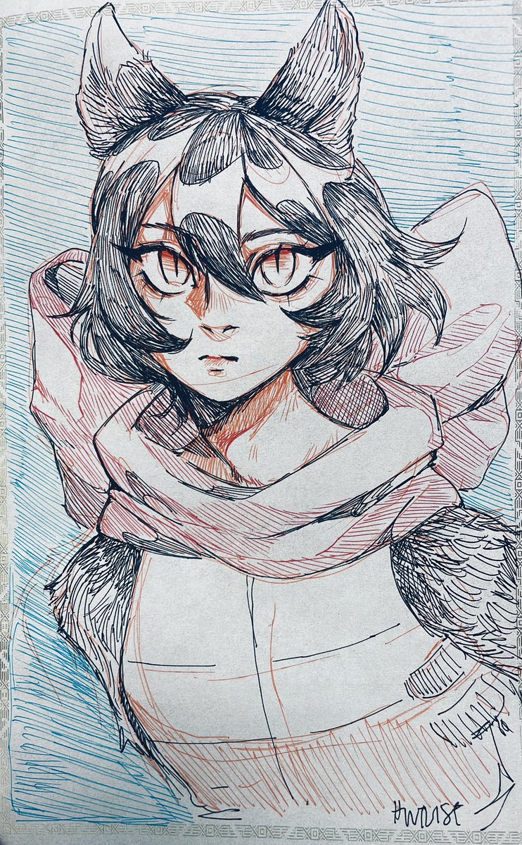 Izutsumi pen sketch #dungeomeshi #dungeonmeshifanart