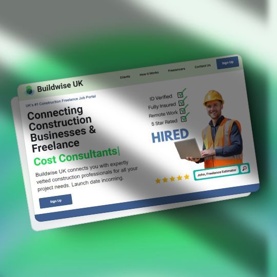 BuildwiseUK's tweet photo. ⏳ We are excited to announce that we are halfway through building our platform. Our goal is to create a community of skilled construction freelancers. Want to be part of our community, visit our website and sign up for our waiting list to receive the latest news and updates. https://t.co/jC5Wf55g0A