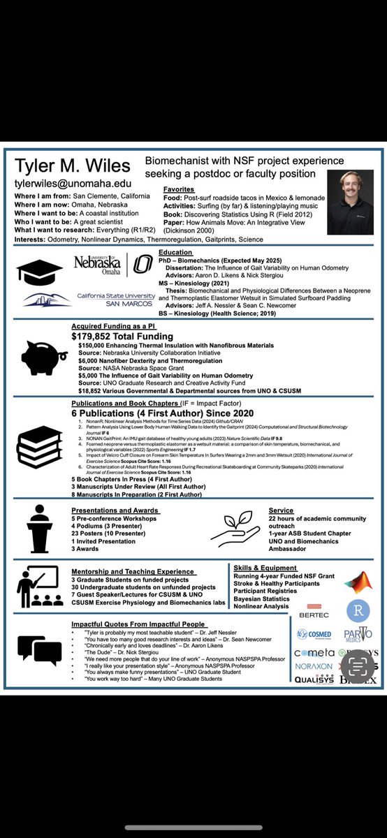 Tyler (@aboywiles) on Twitter photo 📢 Excited to share my career at the <a href="/AmSocBiomech/">American Society of Biomechanics</a> job market session focusing on #DynamicalSystems, #PersonIdentification, #PathIntegration, and #Surfing! Looking for a postdoc position!#ASB2024 #AcademicChatter 📢 Excited to share my career at the <a href="/AmSocBiomech/">American Society of Biomechanics</a> job market session focusing on #DynamicalSystems, #PersonIdentification, #PathIntegration, and #Surfing! Looking for a postdoc position!#ASB2024 #AcademicChatter