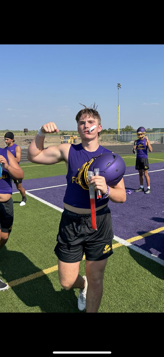 First Senior practice in the books!💪🔥