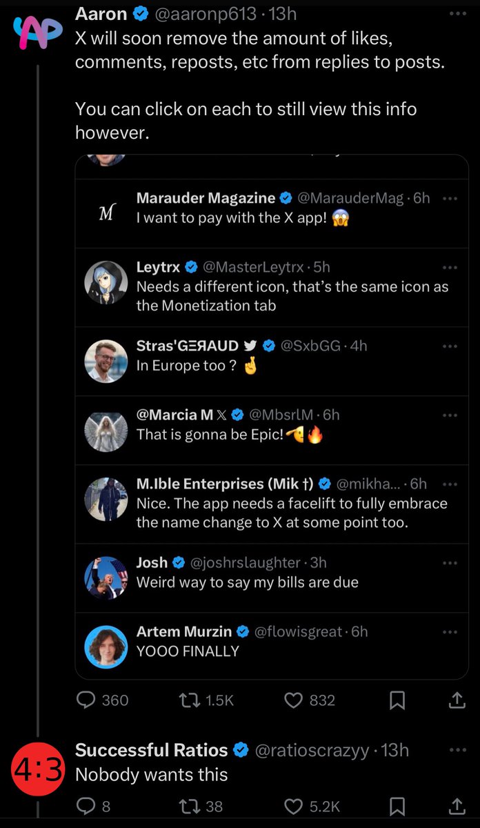 Successful Ratios tweet media