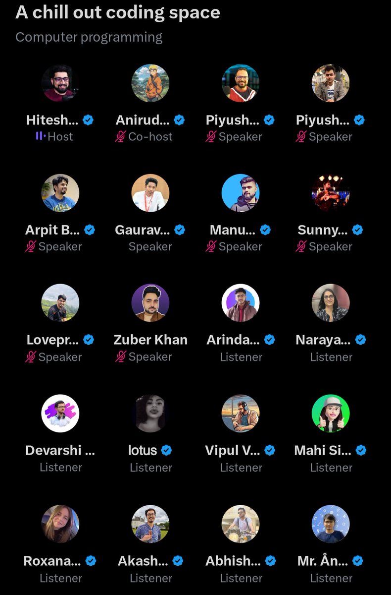 Piyush Sachdeva - YT 🚀 Tech Tutorials With Piyush (@techie_piyush) on Twitter photo Sharing the space with OGs of Tech has been an absolute pleasure ❤️ Thank you for hosting this <a href="/Hiteshdotcom/">Hitesh Choudhary</a> Sharing the space with OGs of Tech has been an absolute pleasure ❤️ Thank you for hosting this <a href="/Hiteshdotcom/">Hitesh Choudhary</a>