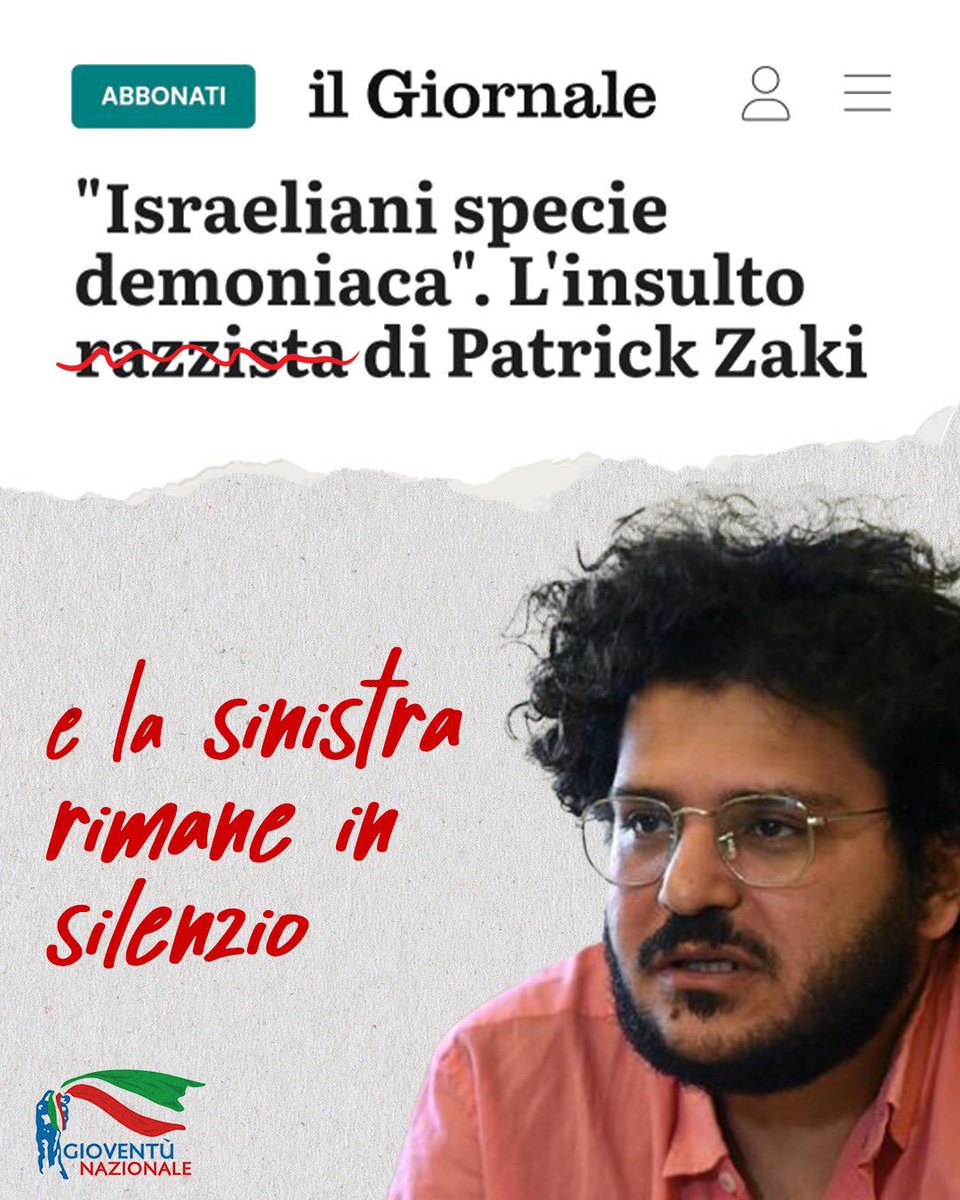 Il linguaggio inclusivo della sinistra spiegato da #PatrickZaki. Qualcuno prenderà le distanze dal loro ennesimo dubbio eroe?