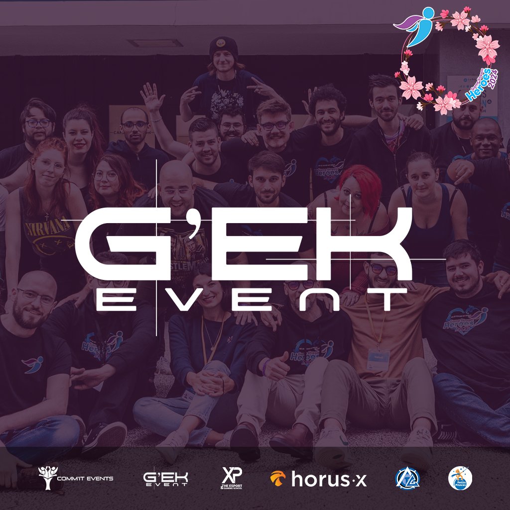 <a href="/gekevent/">G'EK Event</a> est une asso de passionnés lyonnais œuvrant sur la pop culture : concerts de jeux vidéo, captations audiovisuelles, émissions Twitch... Mais ils sont encore et toujours là pour aider le GSH cette année ! Objectif : défoncer le record pour les enfants de <a href="/petitsprinces/">AssoPetitsPrinces</a> !