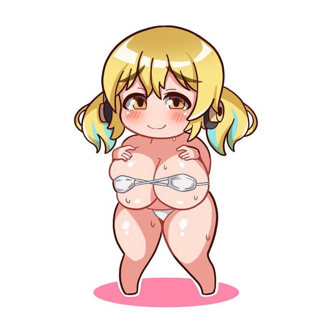 値札に使う用のSDぽちゃ子描けた。 