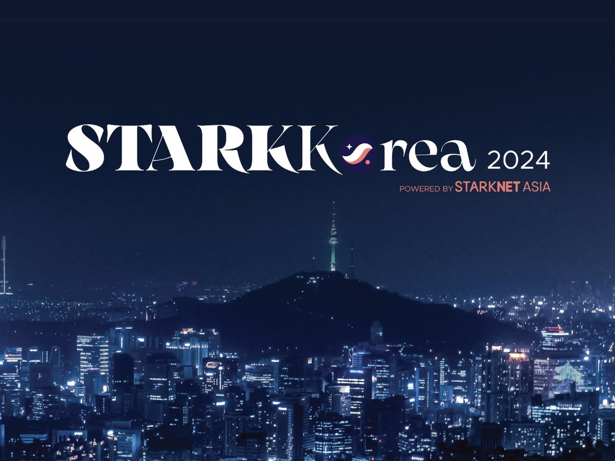 Starknet_Asia_'s tweet image. 🚀 Announcing StarkKorea2024! 🚀

Join us for an exciting meetup dedicated to Starknet enthusiasts. Mark your calendars for September 2nd!

🗓 Date: Sep 2, 2024
🕐 Time: 1 PM - 5 PM
📍 Location: MingleMolt (19 Gangnam-daero 92-gil, Gangnam District, Seoul)

🔗 RSVP:…