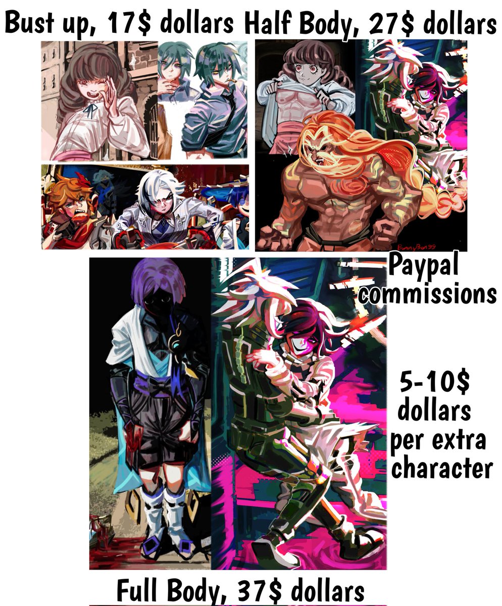 Bon99Bunny's tweet image. comms are open! 
DM me if you want to claim a slot