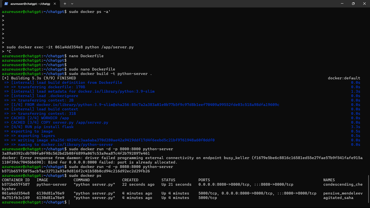 hetvik_'s tweet photo. 6/8/24, Day 120 of #100DaysOfCode. Whoops, 2 hours late to tweet! Today's work: created a container from the Python-server image (felt like a movie) and got introduced to debugging apps with the Layout Inspector. Better late than never, right? #Docker #LayoutInspector https://t.co/XlbrCAZIWb