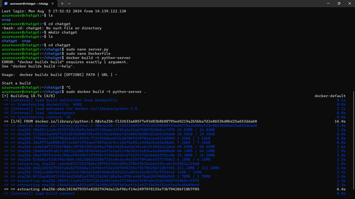 hetvik_'s tweet photo. 6/8/24, Day 120 of #100DaysOfCode. Whoops, 2 hours late to tweet! Today's work: created a container from the Python-server image (felt like a movie) and got introduced to debugging apps with the Layout Inspector. Better late than never, right? #Docker #LayoutInspector https://t.co/XlbrCAZIWb