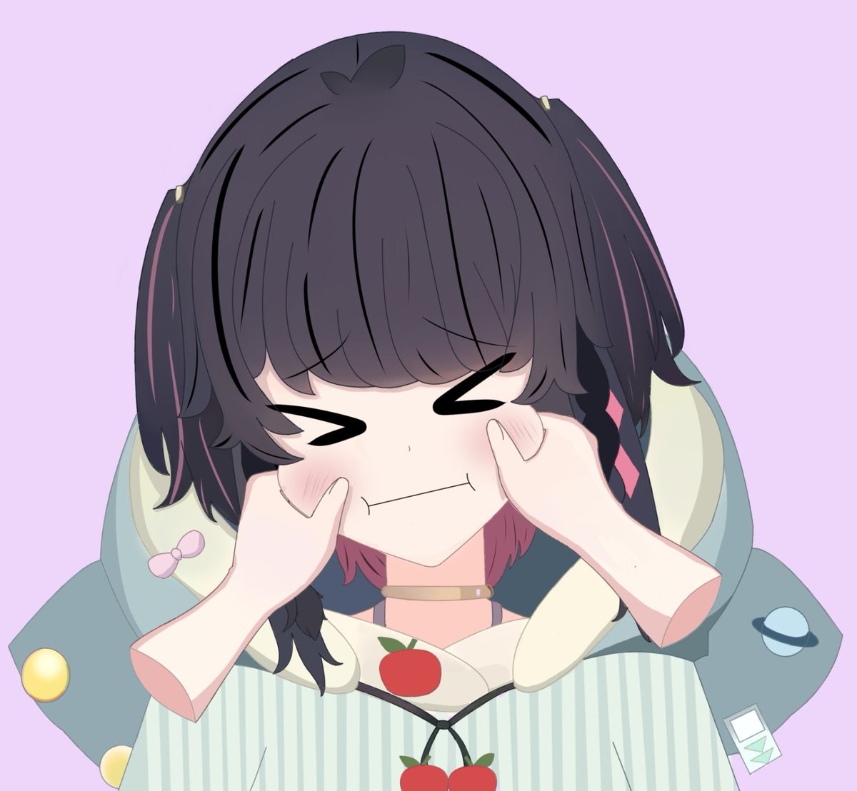 Captain_feels's tweet photo. Pinch the cheeks #aivoriart https://t.co/IXTzdZf68s
