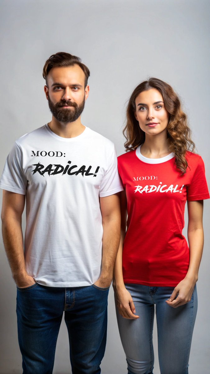 Smirklin's tweet photo. Unleash your inner radical with our new tee! 😎 Whether it's for that awesome vibe or embracing your left-leaning ideas, this shirt says it all. Get yours now at https://t.co/14bVtrSovz
#Radical #MoodGearMagic #StyleWithMeaning #lefty #leftists #LeftLeaning #liberal https://t.co/JhbsuuiqPZ