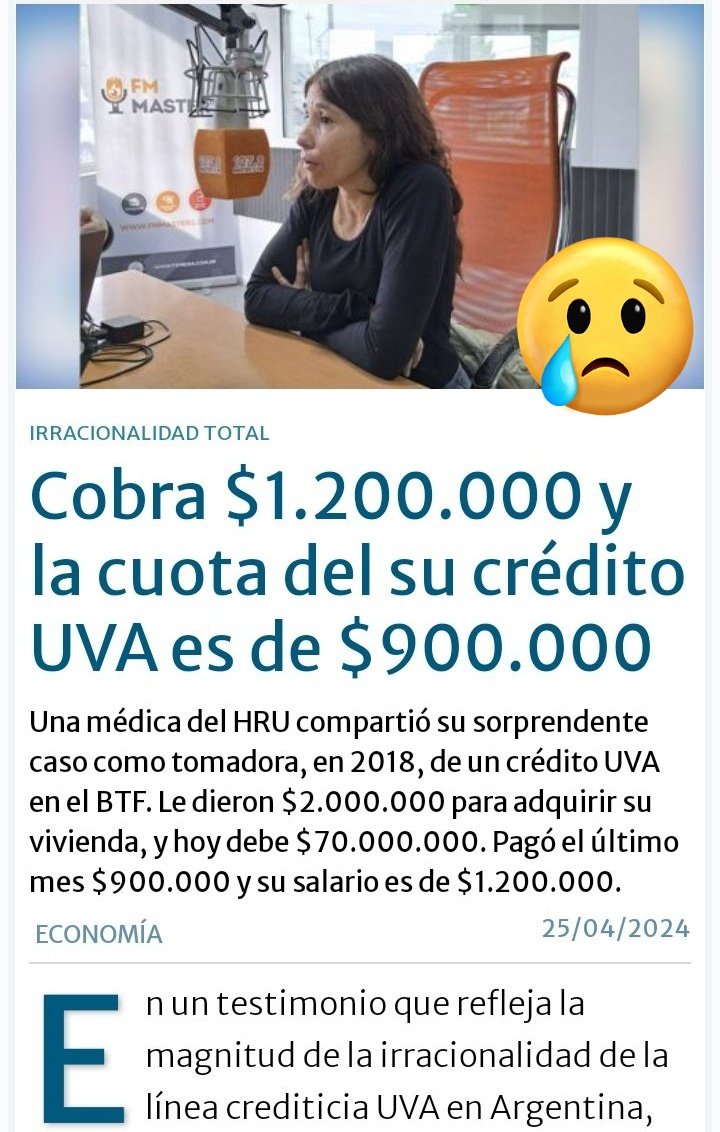 estafadauva's tweet photo. @SenadoArgentina @RicardoGuerraLR se hizo humo y nos dejó en banda.  @unionxlapatria prometió y cumplió. Tres gobiernos y ninguna solución.  Todos son responsables xq los créditos usureros salieron del Congreso.  Ahora todos se hacen los distraídos con los @hipotecadosuva https://t.co/gC2W852Mkg