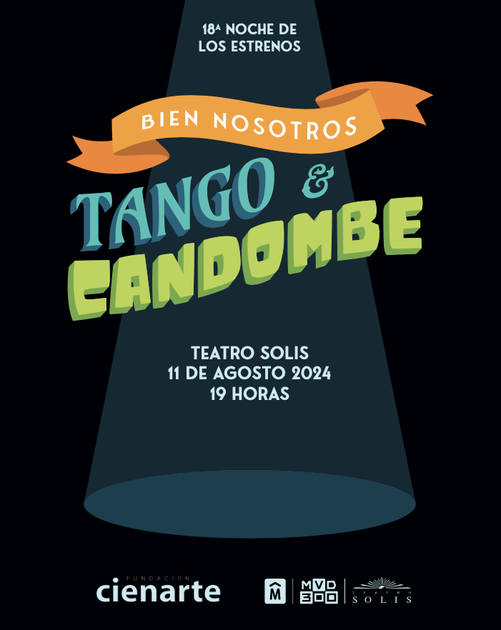 unescouy's tweet image. Nuestros amigos de @Cienarteorg se suman a los festejos por los 15 años de la inscripción del #tango y el #candombe como #PatrimonioInmaterial en #Unesco
Domingo 11 ✅
19 horas ✅
@TeatroSolis ✅
Destaoriya ✅
Los Solistas ✅
Yambo Kenia ✅
Entradas: @Tickantel y boletería.