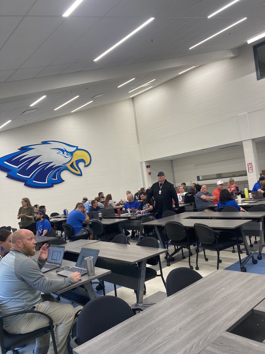 PrincipalProc's tweet photo. Great day of professional development at Scott High School! #EaglesSoarAbove https://t.co/rzR3pcVTsA