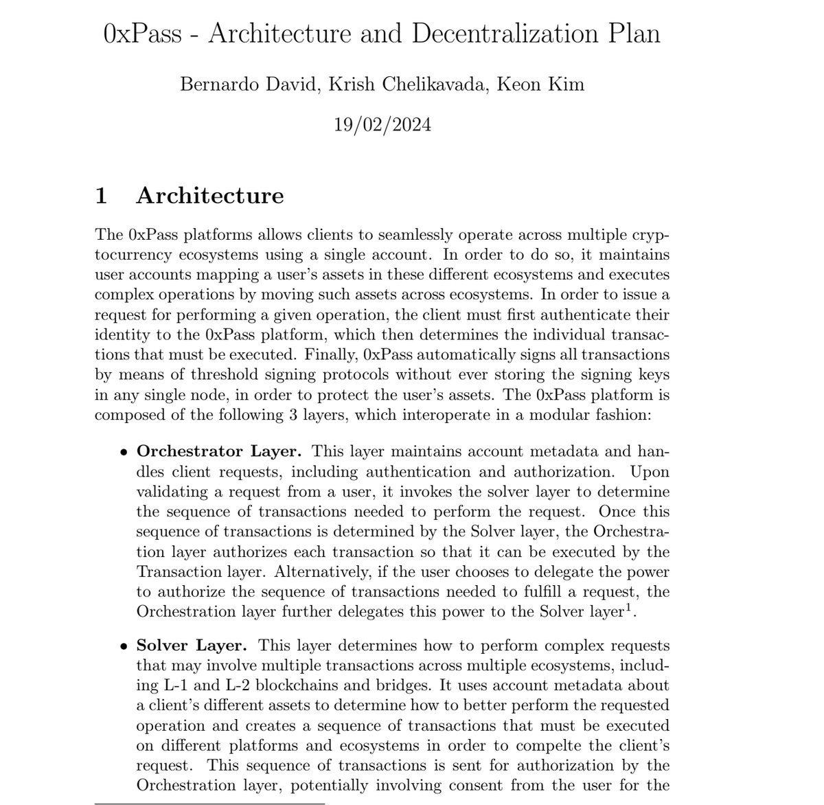 We're releasing an expanded vision paper on Passport Protocol's architecture and decentralization plans.
​
Our vision is to bring universal accounts to life:
​
Global accounts with Web2-like UX that can sign across chains and dapps in a programmable, seedless, and even autonomous