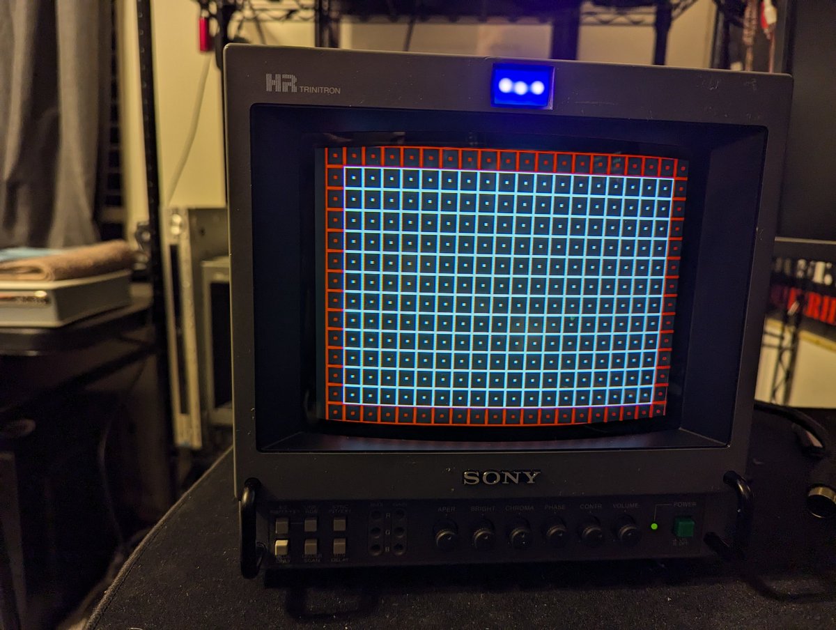 CableBoxMods's tweet image. The Sony #PVM 8044Q got some much needed love a little while back. Swapped out the troublesome trimmer caps (cause B&amp;amp;W picture) and replaced the leaking power supply caps. Now she should be good to go for many more years to come...and yes the tally light is purple 😂