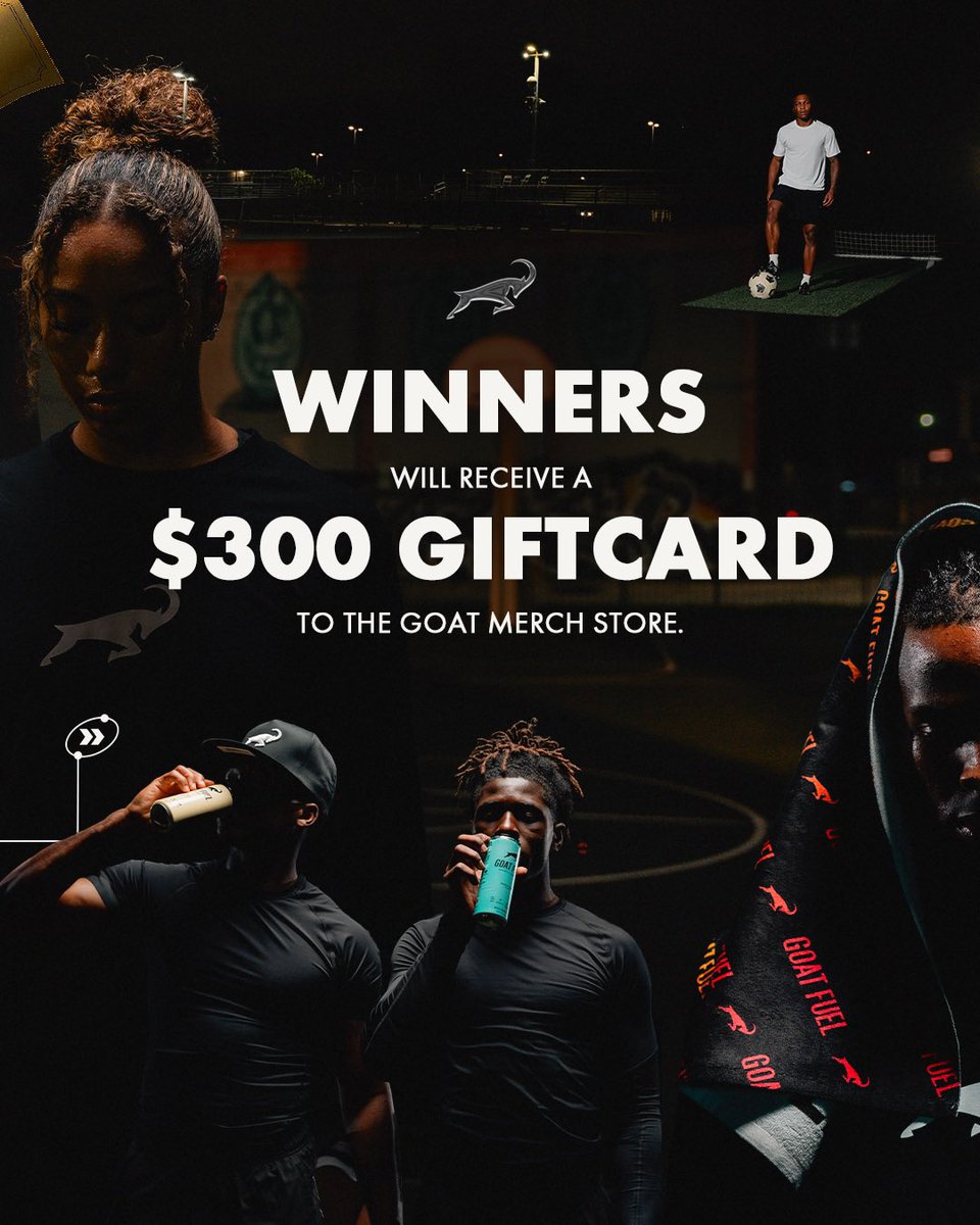 Our Golden Ticket: Merch Edition sweepstakes is live until 8/8! 

Shop Now for a chance to win! 

goatfuel.com/collections/20…