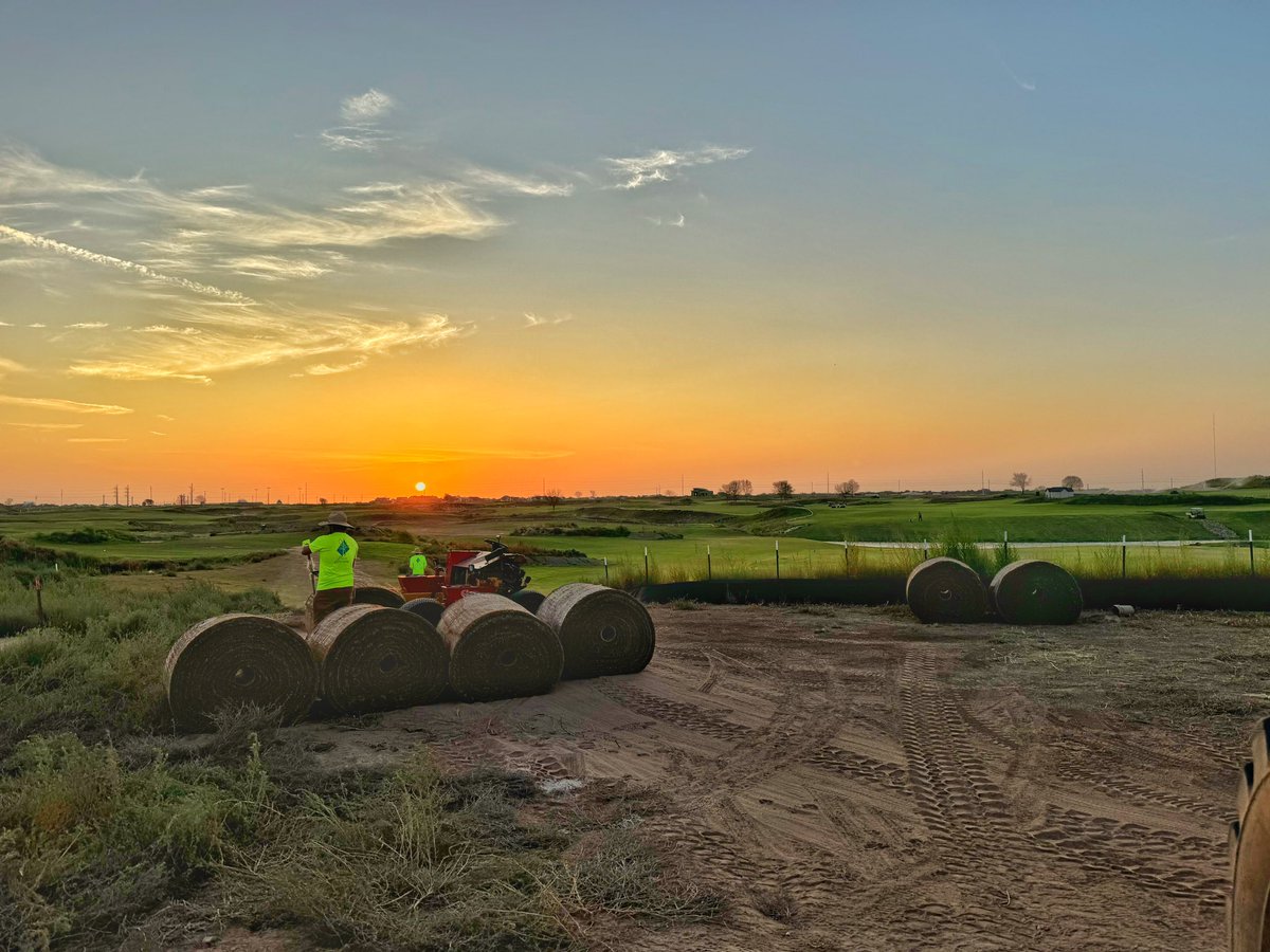 Pollock Landscaping (@pollocklandscap) on Twitter photo The Texas sunrises seldom disappoint over our sod staging area.
#pollocklandscaping #fieldsbykp #golf #texas #sod #picoftheday #sunrise
<a href="/garrettwestholt/">Garrett Holt</a> <a href="/notweeternick/">Tractor Jesus</a> <a href="/redfeathergc/">Red Feather Golf and Social Club</a>
@RFGC_agronomy <a href="/BradBralston/">Brad Ralston</a> The Texas sunrises seldom disappoint over our sod staging area.
#pollocklandscaping #fieldsbykp #golf #texas #sod #picoftheday #sunrise
<a href="/garrettwestholt/">Garrett Holt</a> <a href="/notweeternick/">Tractor Jesus</a> <a href="/redfeathergc/">Red Feather Golf and Social Club</a>
@RFGC_agronomy <a href="/BradBralston/">Brad Ralston</a>