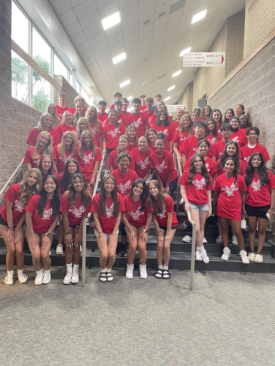 The RED CREW are ready to welcome the class of 2028 on Thursday at freshmen orientation! Can’t wait! <a href="/NCHSOFFICIAL/">Naperville Central</a> <a href="/NCHSRedhawks/">NCHS Athletics</a>