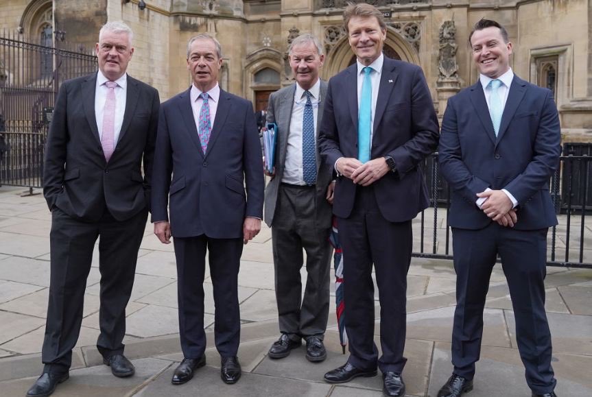 Reform UK MP Lee Anderson claims rioters 'aren't right-wing thugs' and 'probably got involved with the wrong crowd' – (photo shows example of 'the wrong crowd')